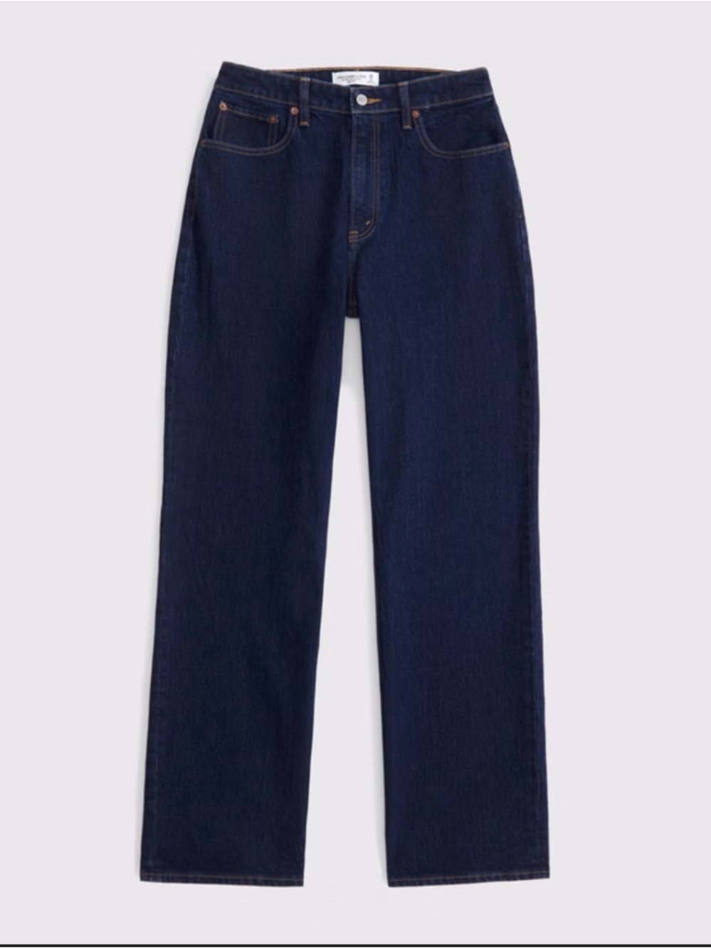 Abercrombie & Fitch The 90s Relaxed jean
High Rise Sz 28 /6L dark rinse